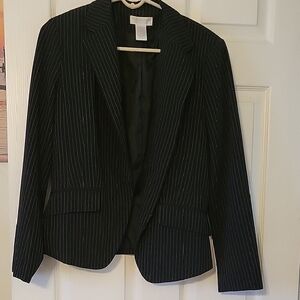 Worthington Black Striped Women's Blazer